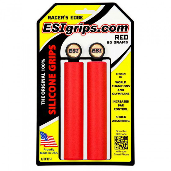 Gripy - ESIGRIPS RACER´S Edge - červená