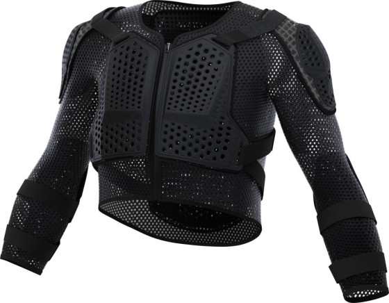 Hex upper body protective, black