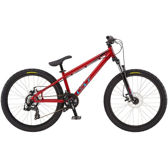 Horské Freestyle MTB kolo - GT Bump 24" 2016 - červená