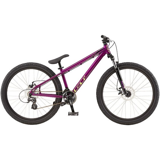 Horské Freestyle MTB kolo - GT Bump 26" 2016 - fialová