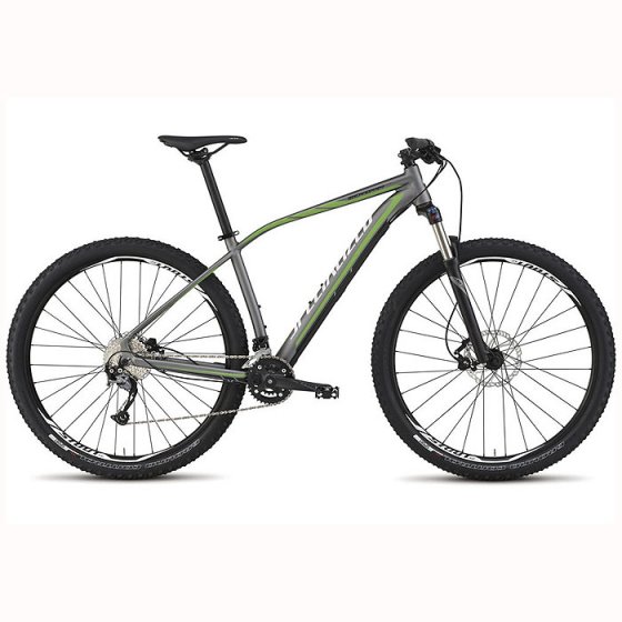 Horské kolo MTB - SPECIALIZED Rockhopper Comp 29" 2015 - šedozelená