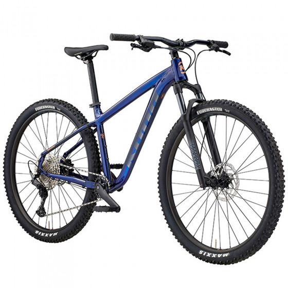 Horské MTB kolo - KONA Mahuna 29" 2022 - Gloss Metallic Indigo / Metallic Brass & Matte Ink Decals