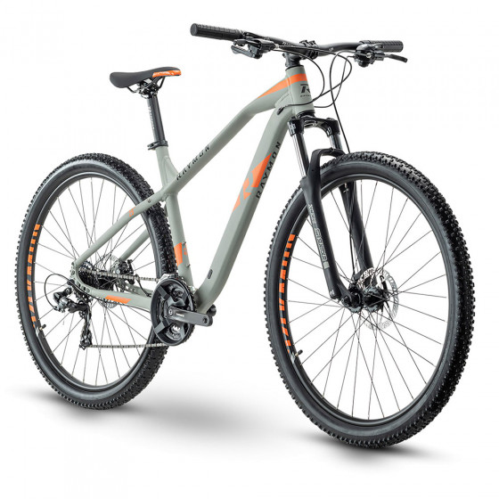 Horské MTB kolo - RAYMON HardRay Nine 1.0 2021 - Grey / Magma Matt