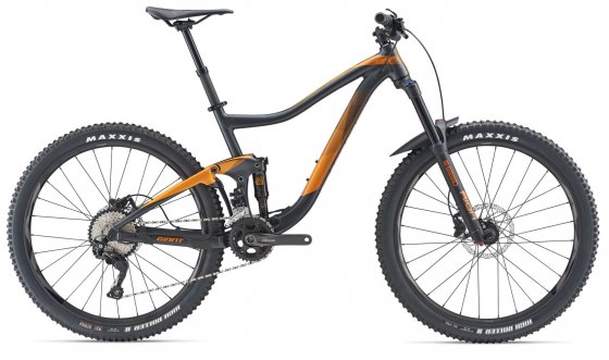 Horské Trail / All-Mountain kolo - GIANT Trance 27,5" 3. 2019 - černá