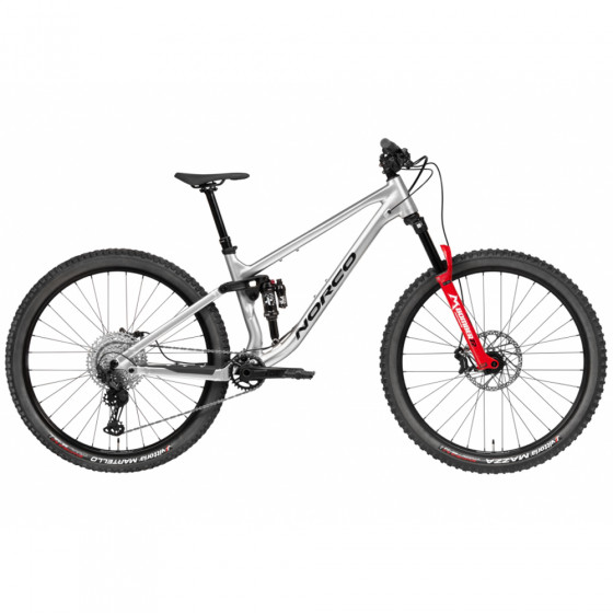 Horské Trail / All-Mountain MTB kolo - NORCO Fluid FS 2 29" 2023 - Silver / Black