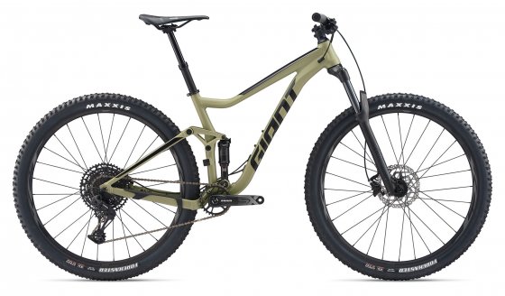 Horské Trail MTB kolo - GIANT Stance 29" 1 2020 - Olive Green / Black