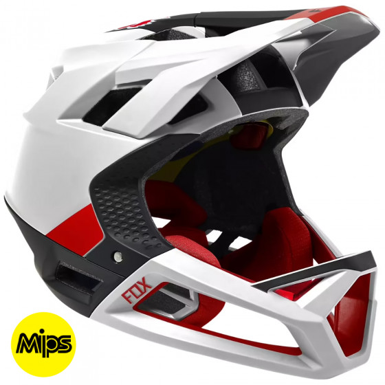 Integrální přilba - FOX Proframe Helmet Blocked Ce - Black / White