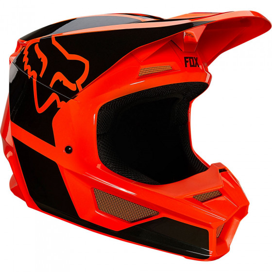 Integrální přilba - FOX V1 Revn 2021 - Fluo Orange