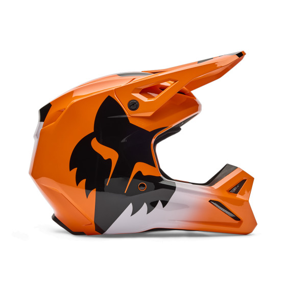 Integrální přilba - FOX V1 Shield 2025 - Fluo orange