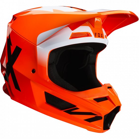 Integrální přilba - FOX V1 Werd Helmet 2020 - Fluo Orange