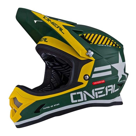 Integrální přilba - O'NEAL Fury FidLock DH Evo Afterburner 2015 - zelená