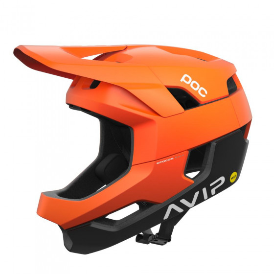 Integrální přilba - POC Otocon Race MIPS - Fluorescent Orange AVIP/Uranium Black Matt 