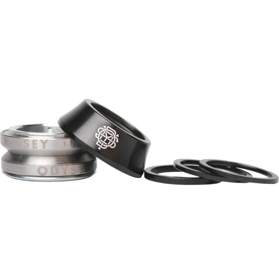 Integrované hlavové složení BMX - ODYSSEY Pro Conical - Black