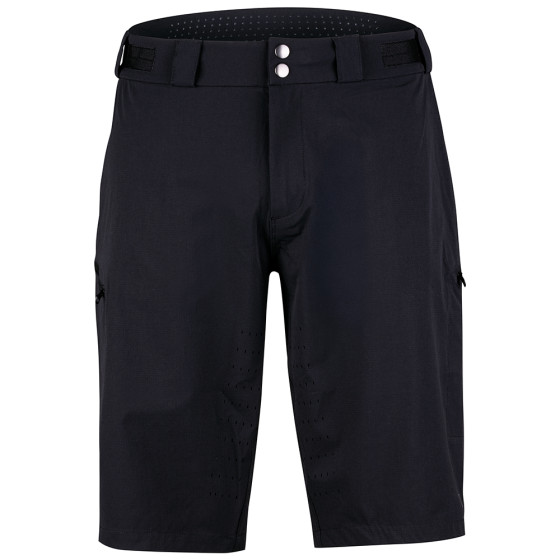 Kraťasy - FORCE Rebel MTB bez vložky - Černá