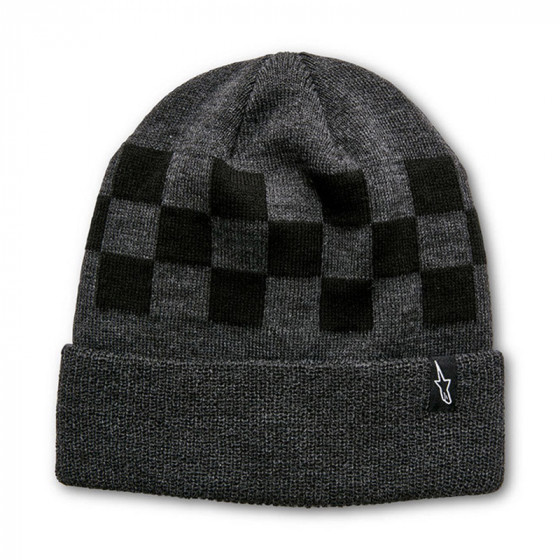 Kulich - ALPINESTARS Checked Beanie - Charcoal Heather / Black