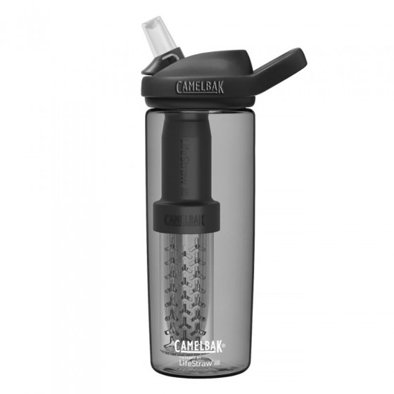 Láhev - CAMELBAK Eddy+ 0,6l LifeStraw - Charcoal