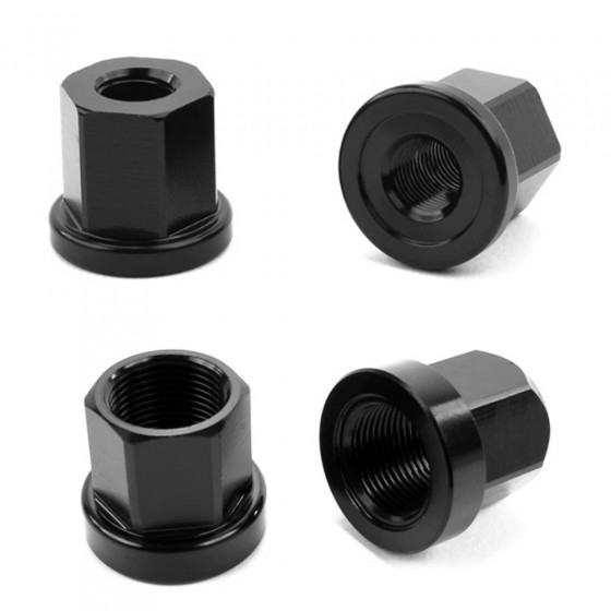 Matka náby BMX - Mission Axle Nuts - Black