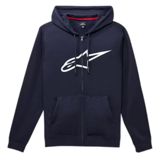 Mikina - ALPINESTARS Ageless Zip Hoodie V3 2025 - Navy / White