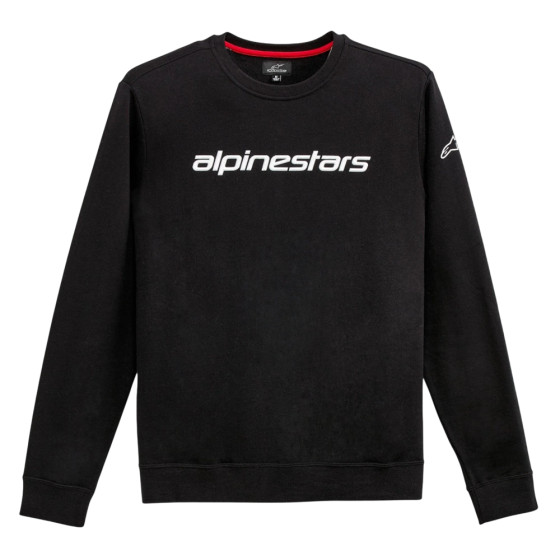 Mikina - ALPINESTARS Linear Crew Fleece 2025 - Black / Grey
