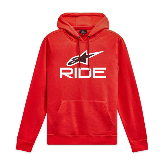Mikina - ALPINESTARS Ride 4.0 Hoodie 2024 - Red / White / Black