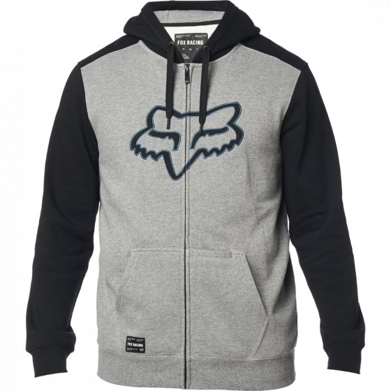 Mikina - FOX Destrakt Zip Fleece 2020 - Graphite/Black