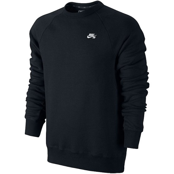 Mikina - NIKE SB Icon Crew Fleece 2015 - černá