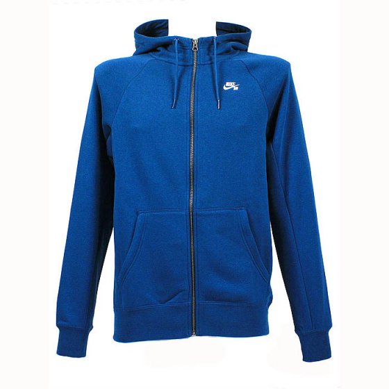 Mikina - NIKE SB Icon FZ Hoodie 2015 - modrá