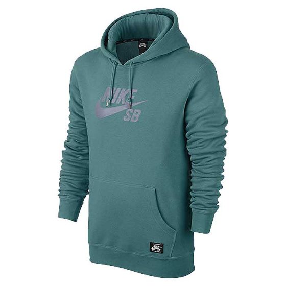 Mikina - NIKE SB Reflective Icon Pullover Hoodie 2014 - mentolová