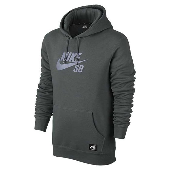 Mikina - NIKE SB Reflective Icon Pullover Hoodie 2014 - šedá