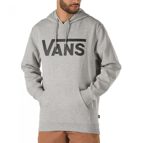 Mikina - VANS Classic Pullover Hoodie - Cement Heather/Black