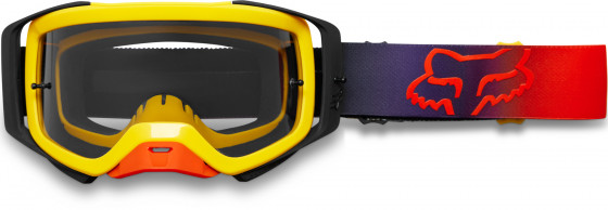 MX brýle Fox Airspace Fgmnt Goggle Black/Yellow OS