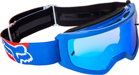 MX brýle Fox Main Skew Goggle - Spark White/Red/Blue OS
