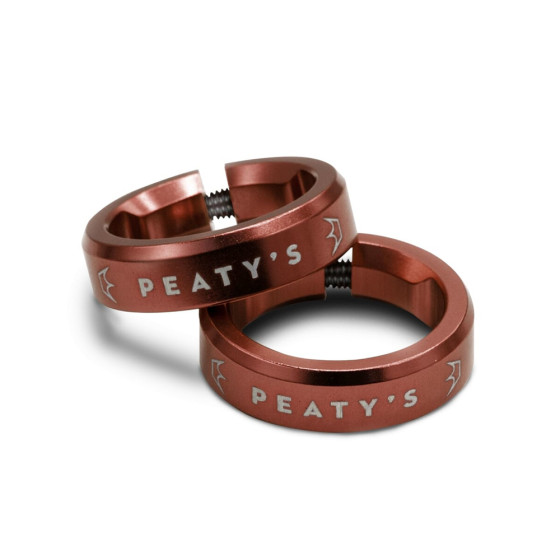Objímky ke gripům - PEATY'S Monarch Lock Ring - Red