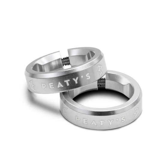 Objímky ke gripům - PEATY'S Monarch Lock Ring - Silver