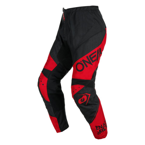 O´Neal kalhoty ELEMENT RACEWEAR černá/červená 28/44