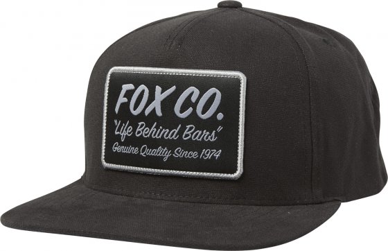 Pánská čepice Fox Resin Snapback Hat Black OS