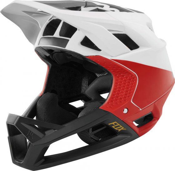 Pánská helma Fox Proframe Helmet Pistol White/Black/Red L