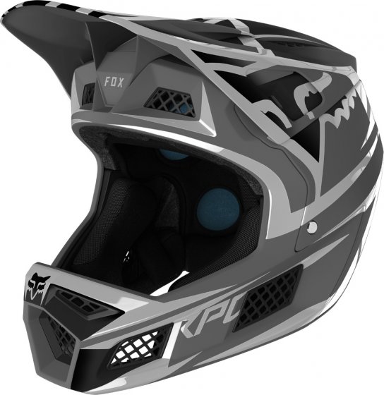 Pánská helma Fox Rampage Pro Carbon Helmet Bst Metal Silver M