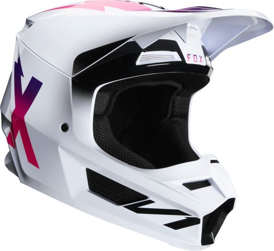 Pánská helma Fox V1 Werd Helmet, Ece White S