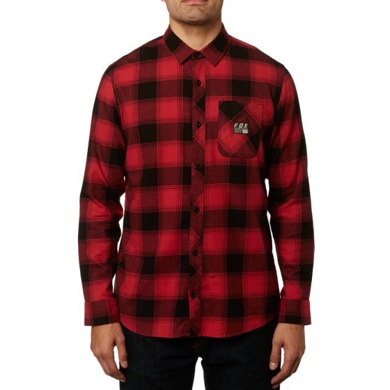 Pánská košile Fox Longview Ltwt Flannel Rio Red L