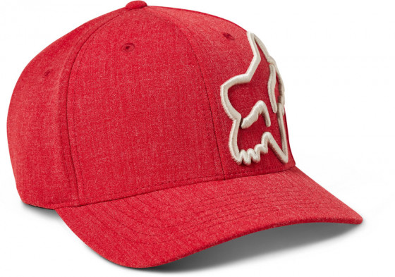 Pánská kšiltovka Fox Clouded Flexfit 2.0 Hat Red/White S/M