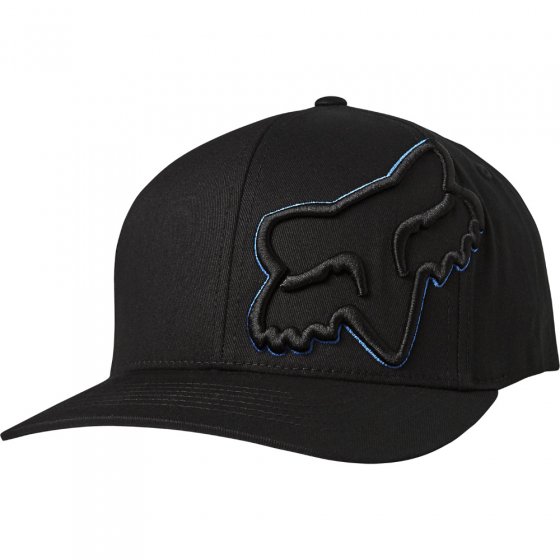 Pánská kšiltovka Fox Episcope Flexfit Hat Black/Blue L/XL