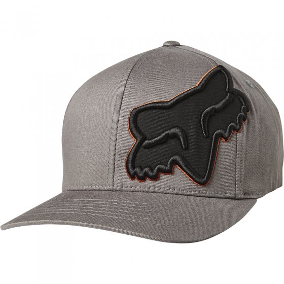 Pánská kšiltovka Fox Episcope Flexfit Hat Grey/Oragne L/XL