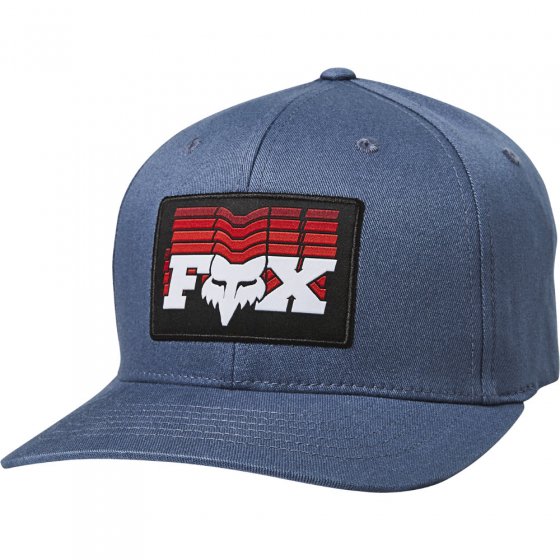 Pánská kšiltovka Fox Off Beat Flexfit Hat Blue Steel L/XL