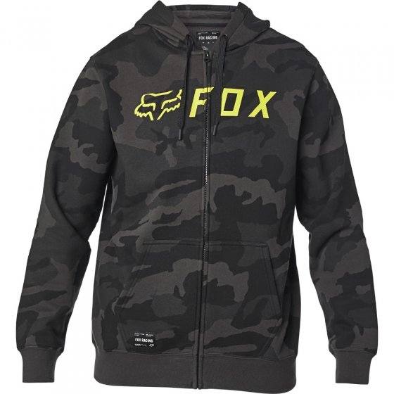 Pánská mikina Fox Apex Camo Zip Fleece Black Camor L