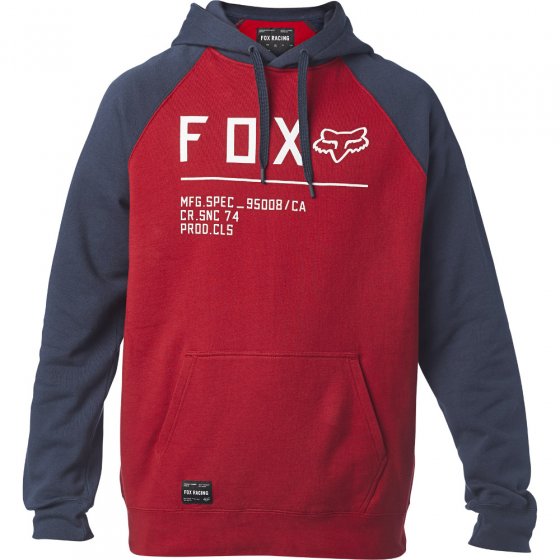 Pánská mikina Fox Non Stop Raglan Po Fleece Chilli 2X