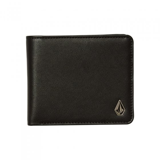 Pánská peněženka Volcom Slim Stone Pu Wlt L Black O/S