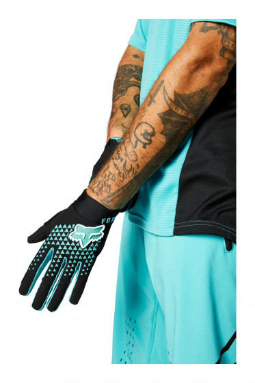 Pánské rukavice Fox Defend Glove Teal S
