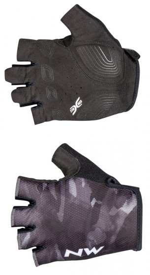 Pánské rukavice Northwave Active Short Fingers Glove Camo Black L