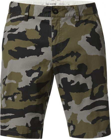 Pánské šortky Fox Essex Camo Short 2.0 Green Camo 31